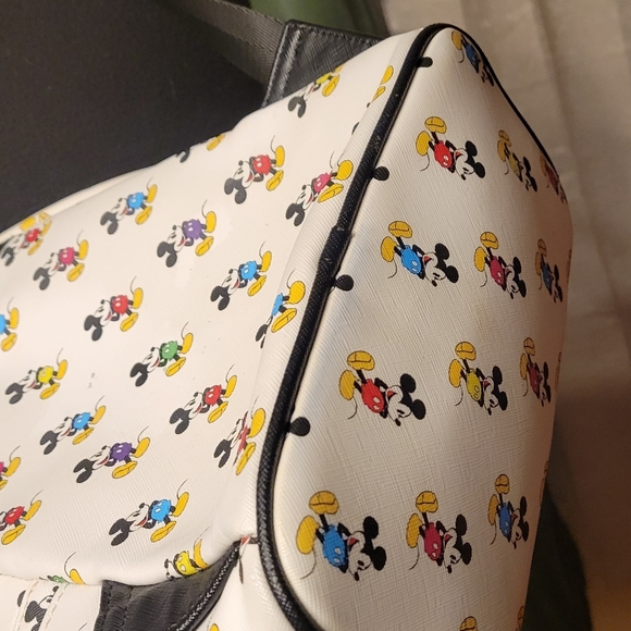 Cream Backpack with Mickey Mouse Print - Picture 6 of 9